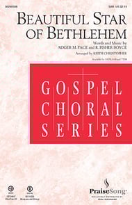cover Beautiful Star of Bethlehem SAB choral sheet music cover